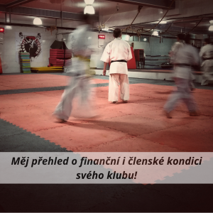 měj přehled o finanční i členské kondici svého klubu!